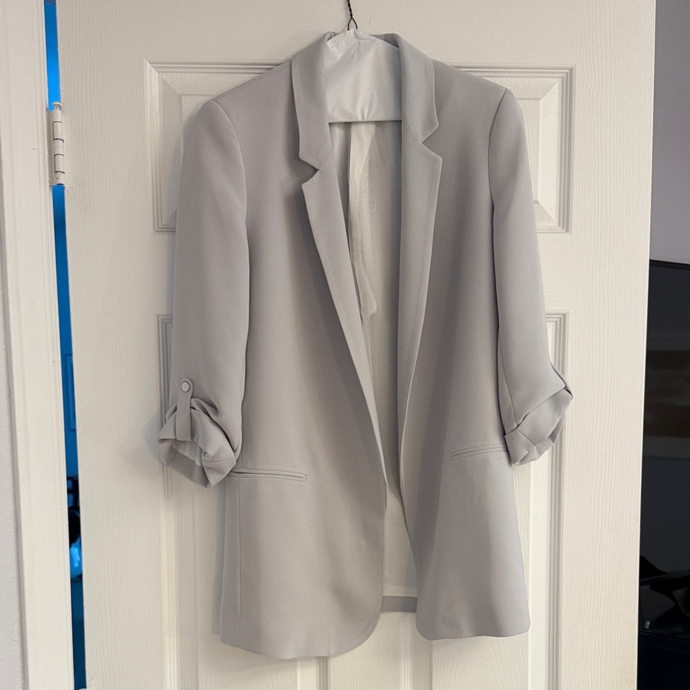 Zara Women's Light Gray Blazer Small